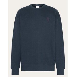 New KNOWLEDGE COTTON APPAREL Straight Fit Sweat With Embroidery At Chest Size L